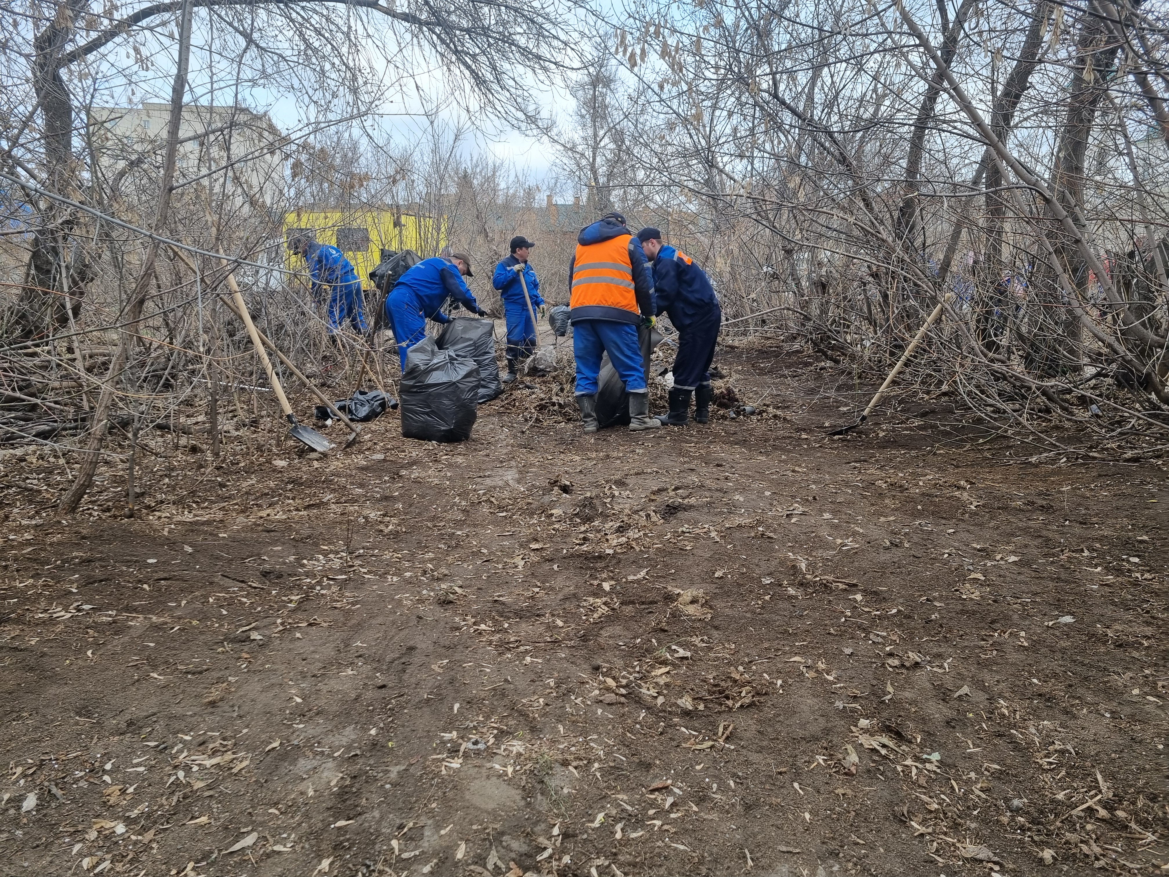 Омский водоканал вышел на субботник и убрал улицу Булатова | Общество