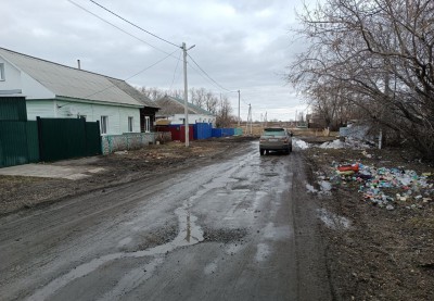 Большеречье Омской области оказалось завалено мусором | Общество | Омск